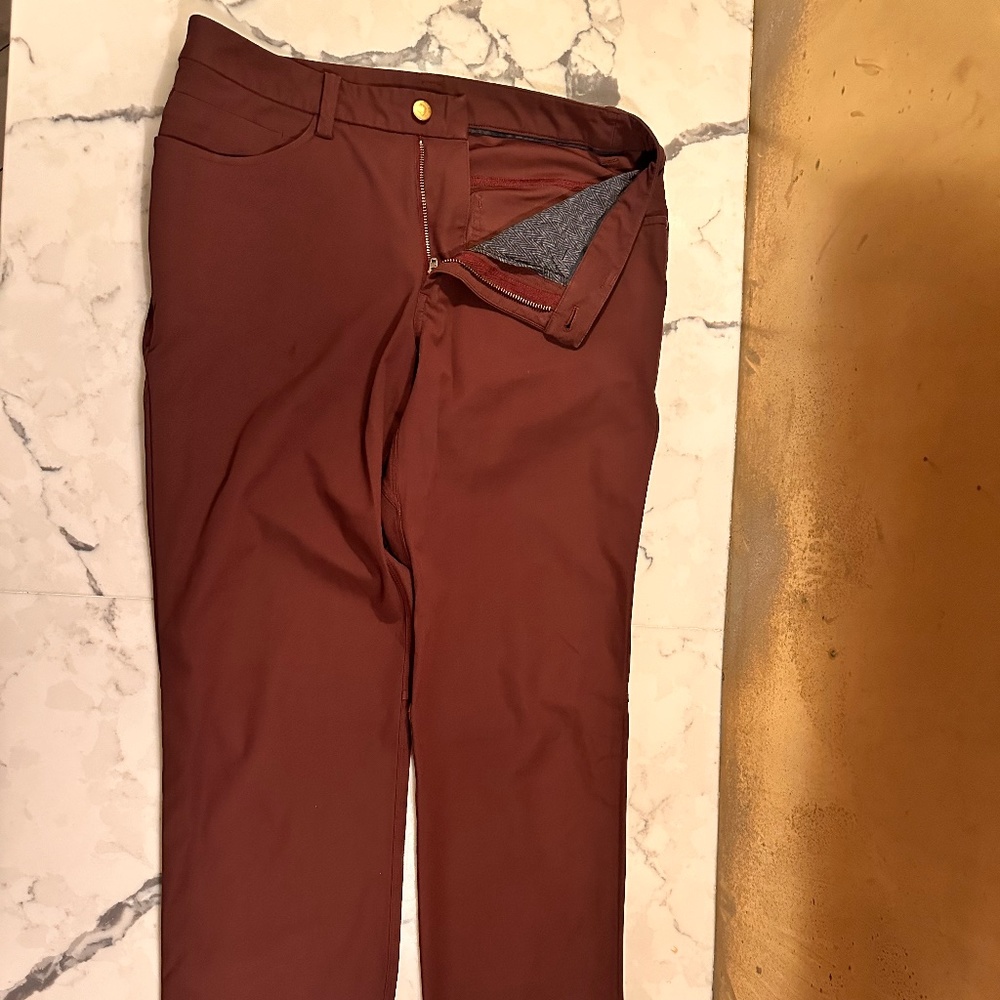lululemon ABC pant size 30 maroon